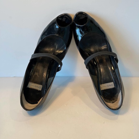 Ruthie Davis Black Mary Jane 4.5" High Heels Pumps US 10 - Picture 6 of 9